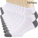 10 Pairs Of Mens Breathable Cotton Ankle Socks For Summer