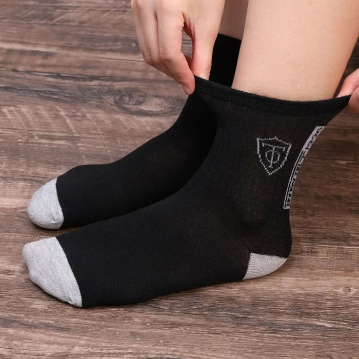 10 Pairs Mens Breathable Cotton Sports Socks