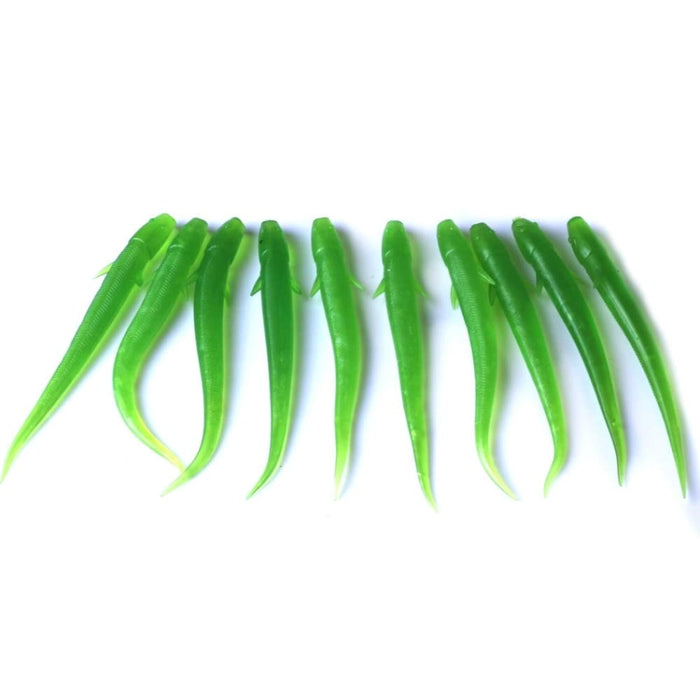 10 Piece 10.5cm/3.5g Loach Soft Bait For Sea Fishing