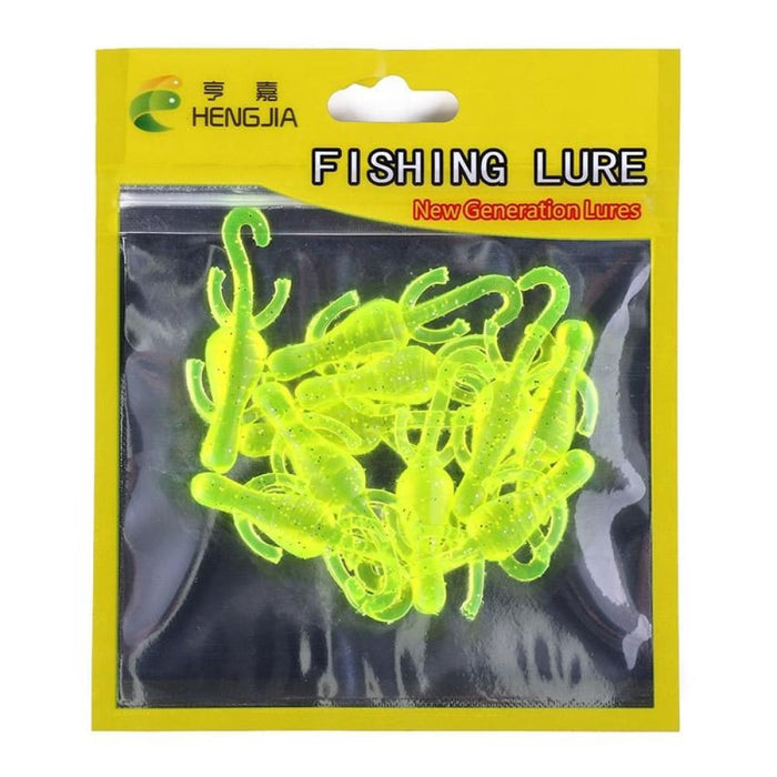 10 Piece 5cm/1g Gecko Shaped Soft Fish Bait For Fishing