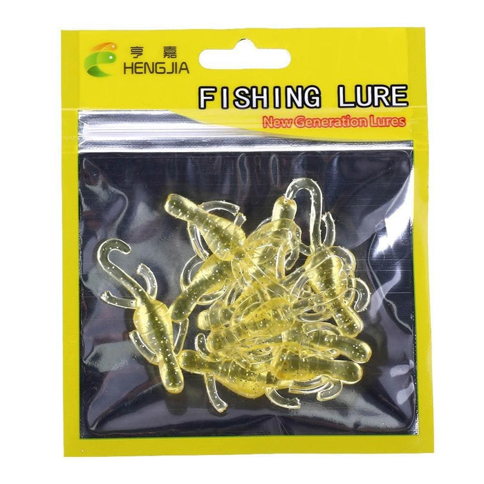 10 Piece 5cm/1g Gecko Shaped Soft Fish Bait For Fishing