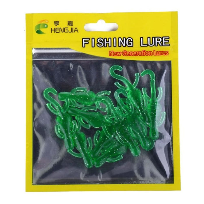 10 Piece 5cm/1g Gecko Shaped Soft Fish Bait For Fishing