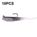 10 Piece 7cm 5g Fork Tail Luya Bait For Sea Fishing