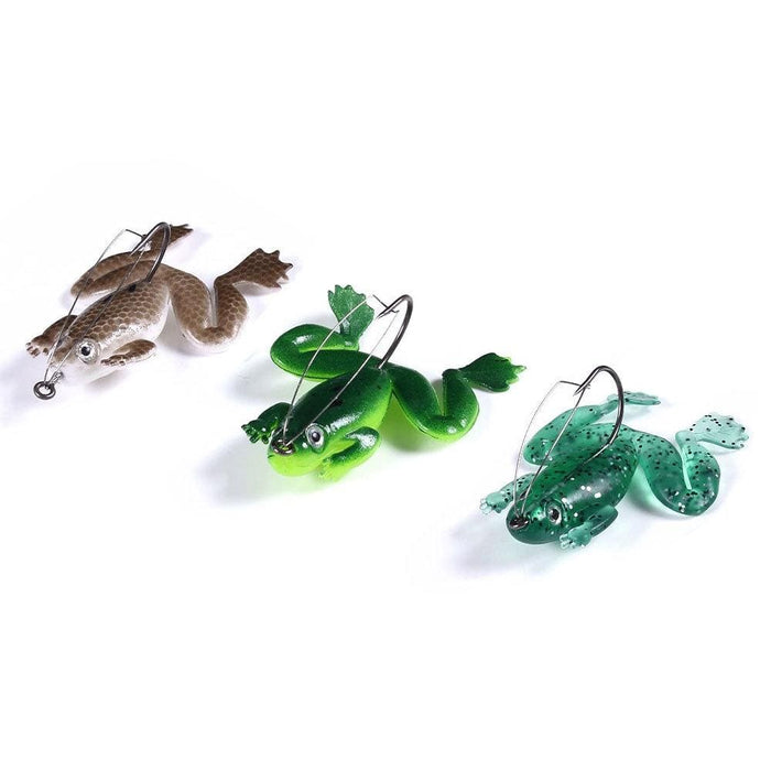 10 Piece Anti Hanging Floating Frog Bait 6cm 5g Fish Fake