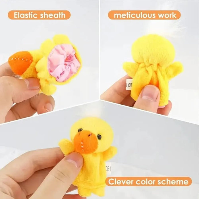 10 Piece Finger Puppet Set For Early Education And Soothing