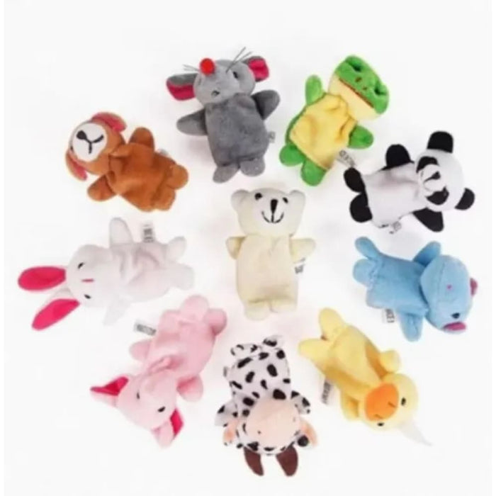 10 Piece Finger Puppet Set For Early Education And Soothing