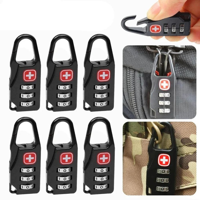 10 Piece Portable Alloy Lock Padlock