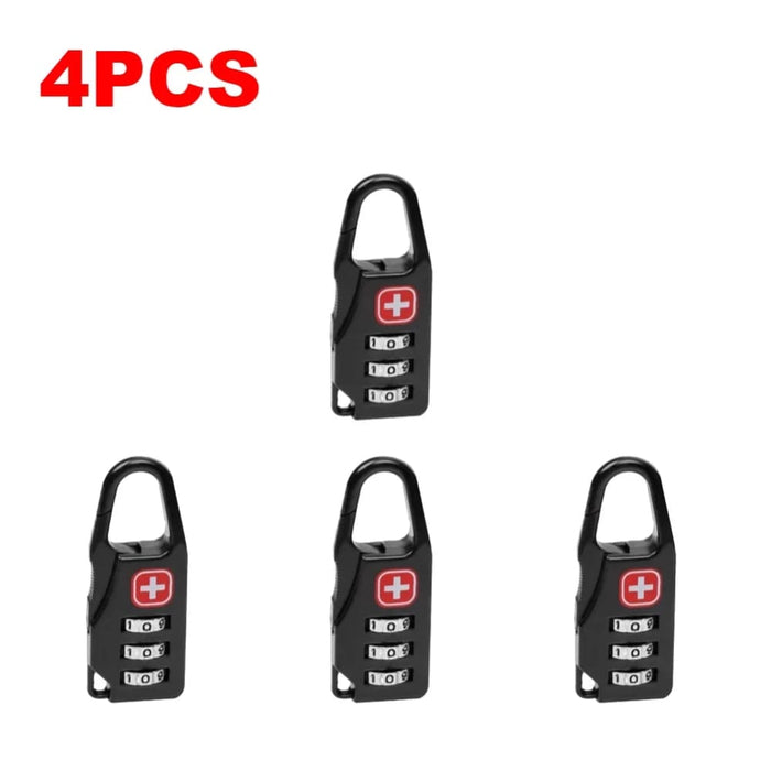 10 Piece Portable Alloy Lock Padlock