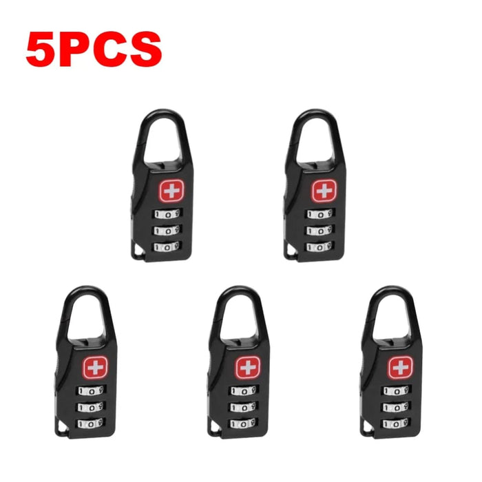 10 Piece Portable Alloy Lock Padlock