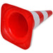 10 Reflective Traffic Cones Red And White 50 Cm Oaonon