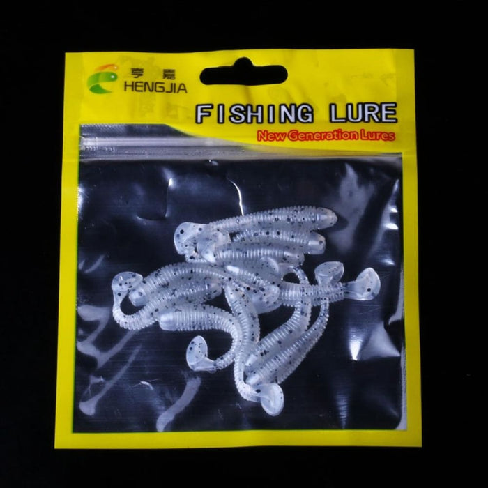 10 Soft Jigging Fishing Lures 5cm/0.6g Worm Swimbaits