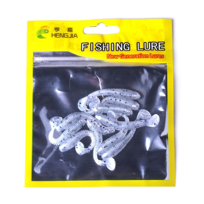 10 Soft Jigging Fishing Lures 5cm/0.6g Worm Swimbaits