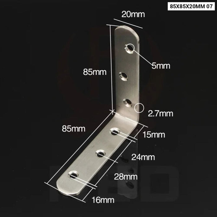 10 Stainless Steel Corner Brackets For Furniture Support