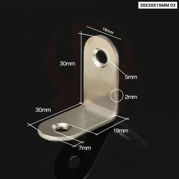 10 Stainless Steel Corner Brackets For Furniture Support