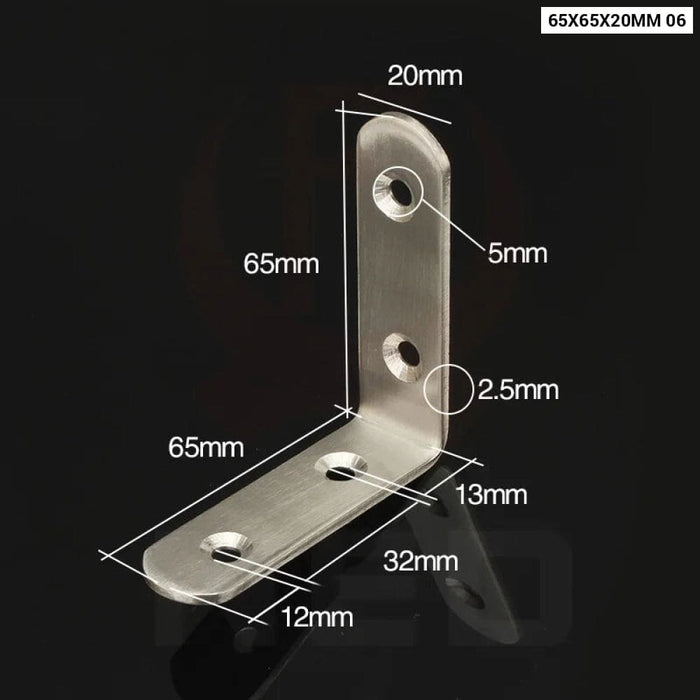 10 Stainless Steel Corner Brackets For Furniture Support