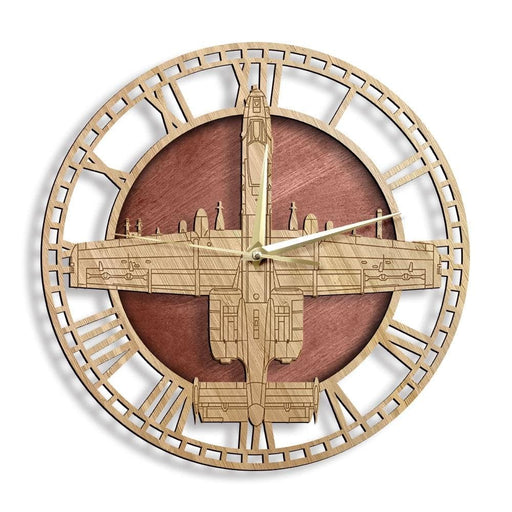 A-10 Thunderbolt Ii Warthog Wooden Wall Clock