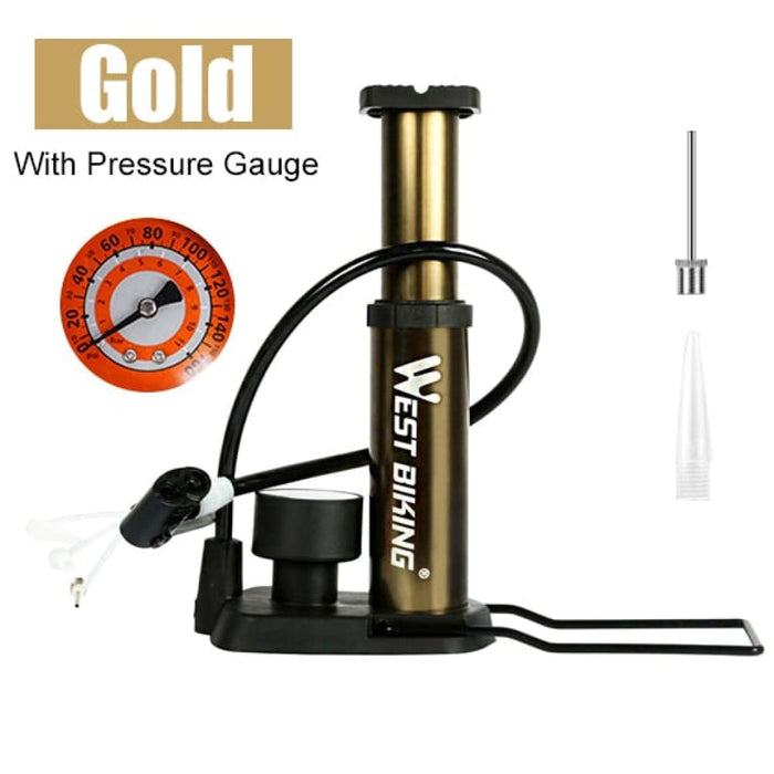 100 120psi Ultralight Bicycle Air Foot Pump