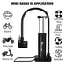 100 120psi Ultralight Bicycle Air Foot Pump