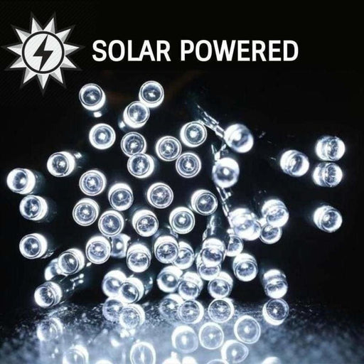 100 Led Solar Fairy Lights | White | 2 Functions