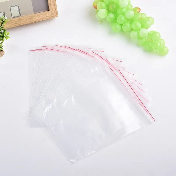 100 Transparent Self Sealing Plastic Bags Ideal For Gifts