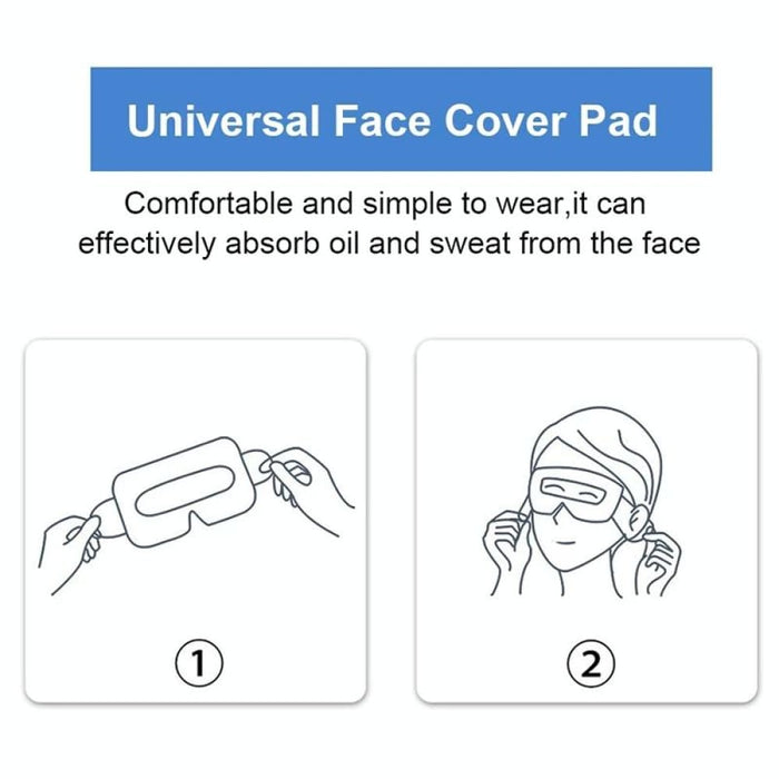 100 Vr Eye Mask Pads For 3d Glass