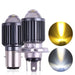 10000lm H4 Led Motorcycle Headlight White Yellow Hi Lo Beam