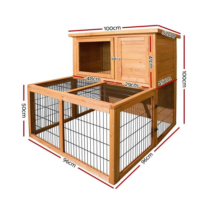 I.pet 100cm Tall Wooden Pet Coop