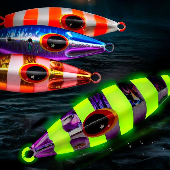 100g Slow Sinking Luminous Fishing Lure For Deep Sea