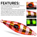 100g Slow Sinking Luminous Fishing Lure For Deep Sea