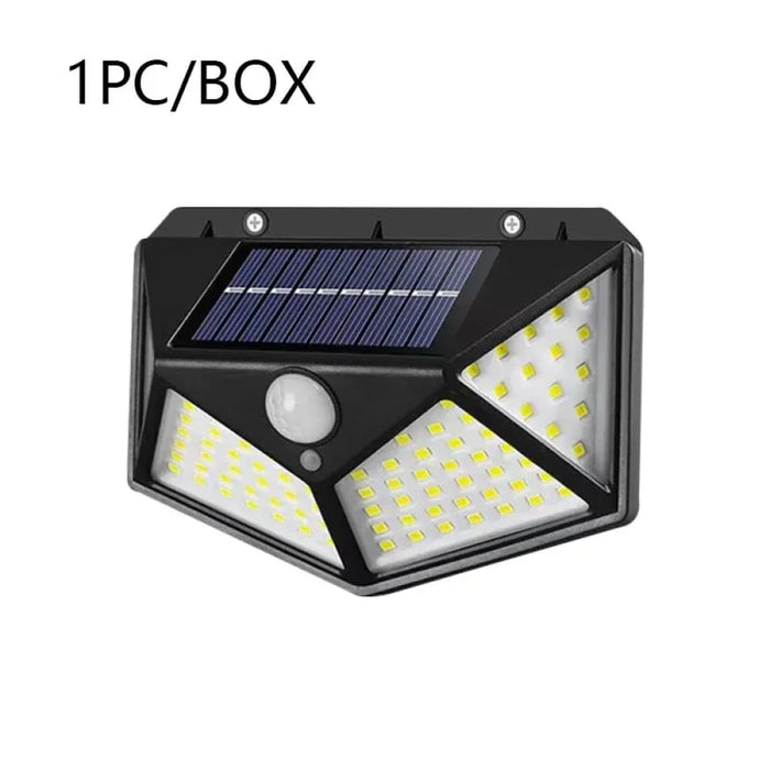 100led Solar Wall Lamp Waterproof Motion Sensor Powered