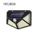 100led Solar Wall Lamp Waterproof Motion Sensor Powered