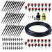 100pc Watering Hose Barbed Tee Joint Drip Tool