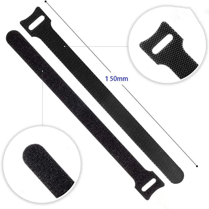 100pcs Self Adhesive Nylon Loop t Buckle Strap For Cable