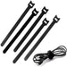 100pcs Self Adhesive Nylon Loop t Buckle Strap For Cable