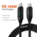 100w Pd Fast Charging Usb c To Cable