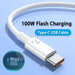 100w Usb c Cable For Xiaomi Redmi Poco Huawei Honor Fast