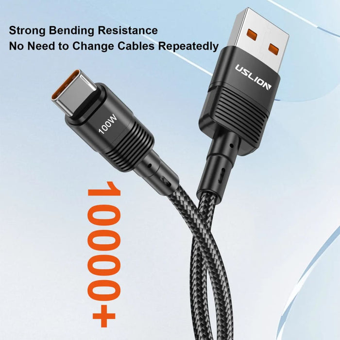 100w Usb c Fast Charge Cable For Samsung Xiaomi