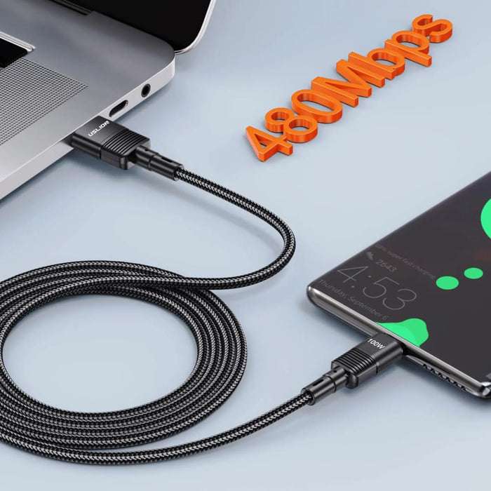 100w Usb c Fast Charge Cable For Samsung Xiaomi