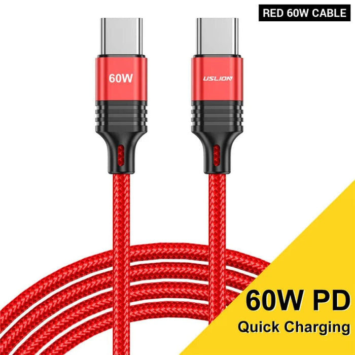 100w Usb c Pd Charging Cable For Samsung S22 S21 Xiaomi 12t