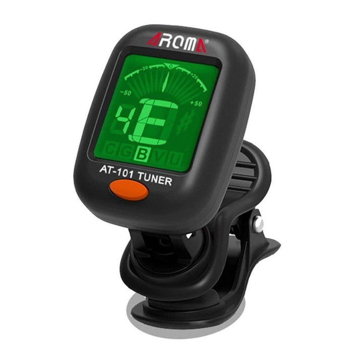 At-01a 101 Guitar Tuner Foldable Rotatable Clip-on High