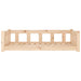 Dog Bed 105.5x75.5x28 Cm Solid Wood Pine Nttxpi