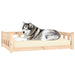 Dog Bed 105.5x75.5x28 Cm Solid Wood Pine Nttxpi