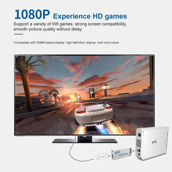 1080p Wii To Hdmi Converter With Audio