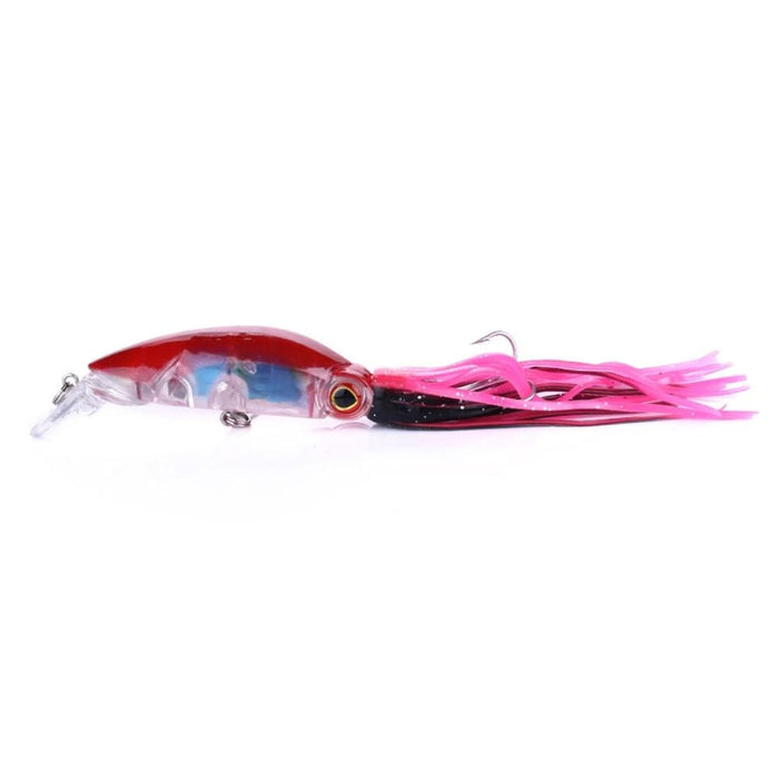 10cm/16.6g Octopus Squid Hard Bait For Sea And Freshwater