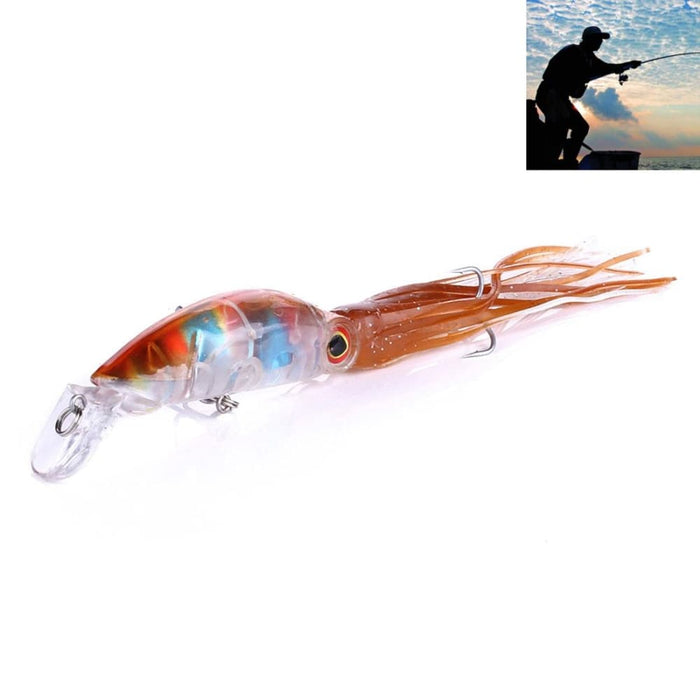 10cm/16.6g Octopus Squid Hard Bait For Sea And Freshwater