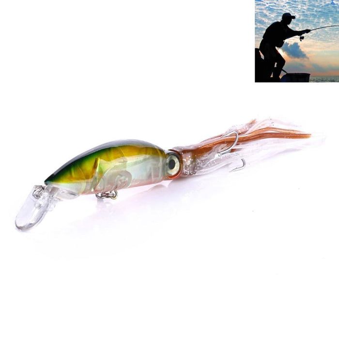 10cm/16.6g Octopus Squid Hard Bait For Sea And Freshwater