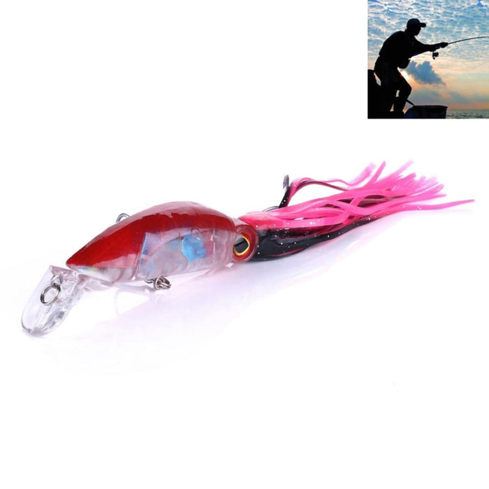 10cm/16.6g Octopus Squid Hard Bait For Sea And Freshwater