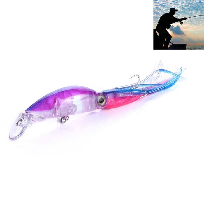 10cm/16.6g Octopus Squid Hard Bait For Sea And Freshwater