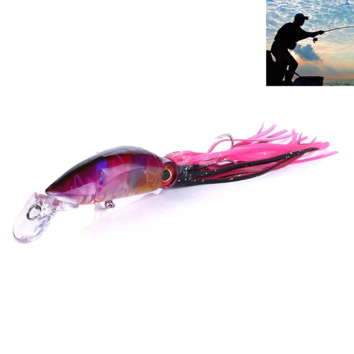 10cm/16.6g Octopus Squid Hard Bait For Sea And Freshwater