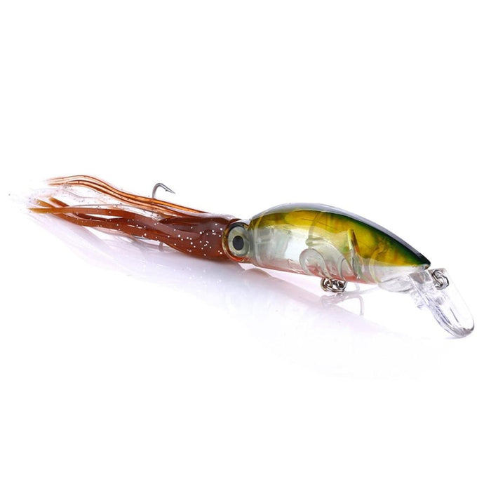 10cm/16.6g Octopus Squid Hard Bait For Sea And Freshwater